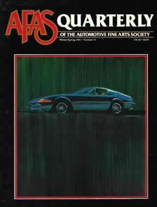 AFAS QUARTERLY - AUTOMOTIVE FINE ARTS SOCIETY 1992 WIN/SPR - UNITED KINGDOM